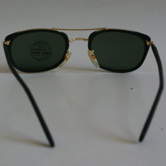 NWT TruVintage 90\'s retro fashion G-15 lens rectangular double bridge sunglasses main image 4